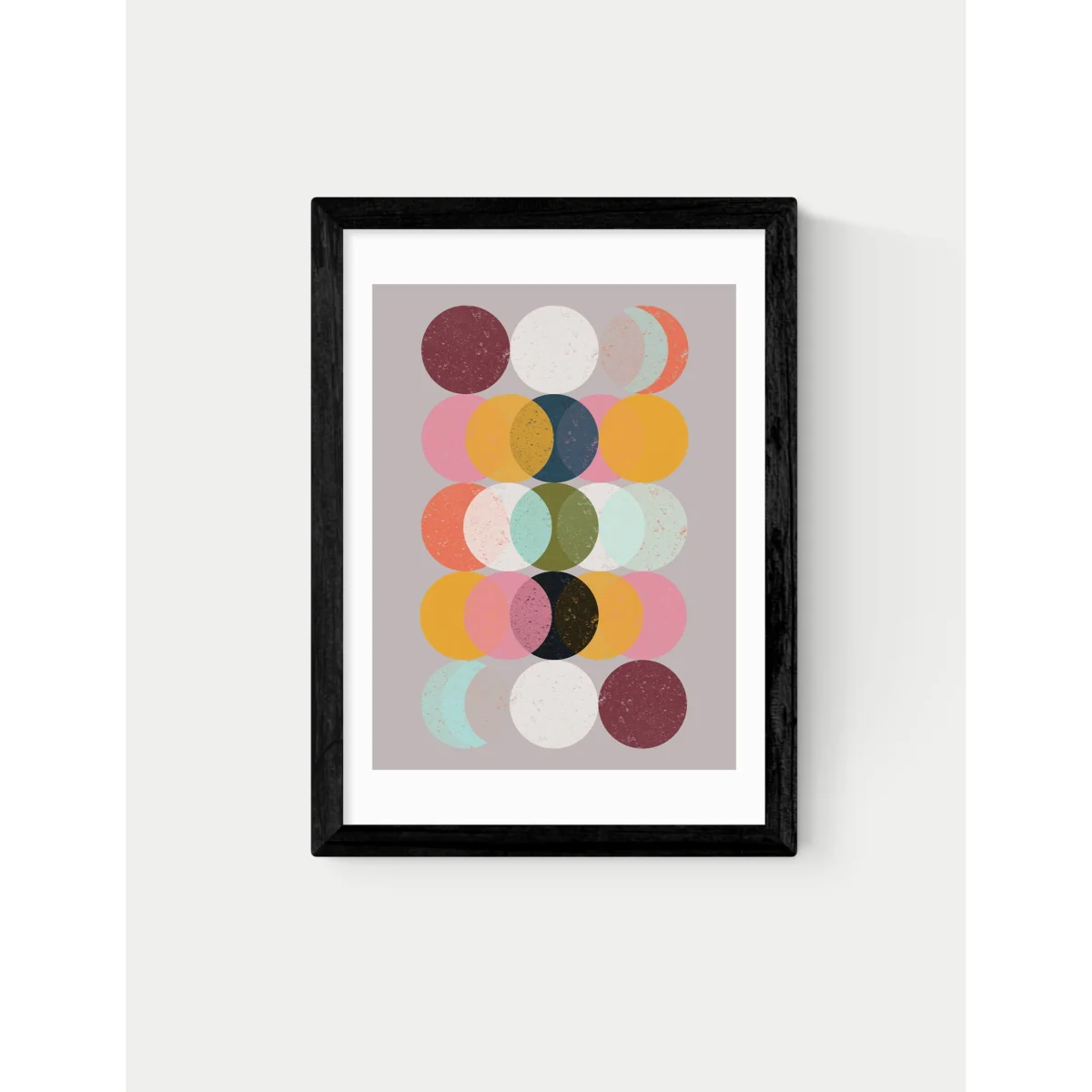 East End Prints Moods and Moons Framed Art Print White – image 2