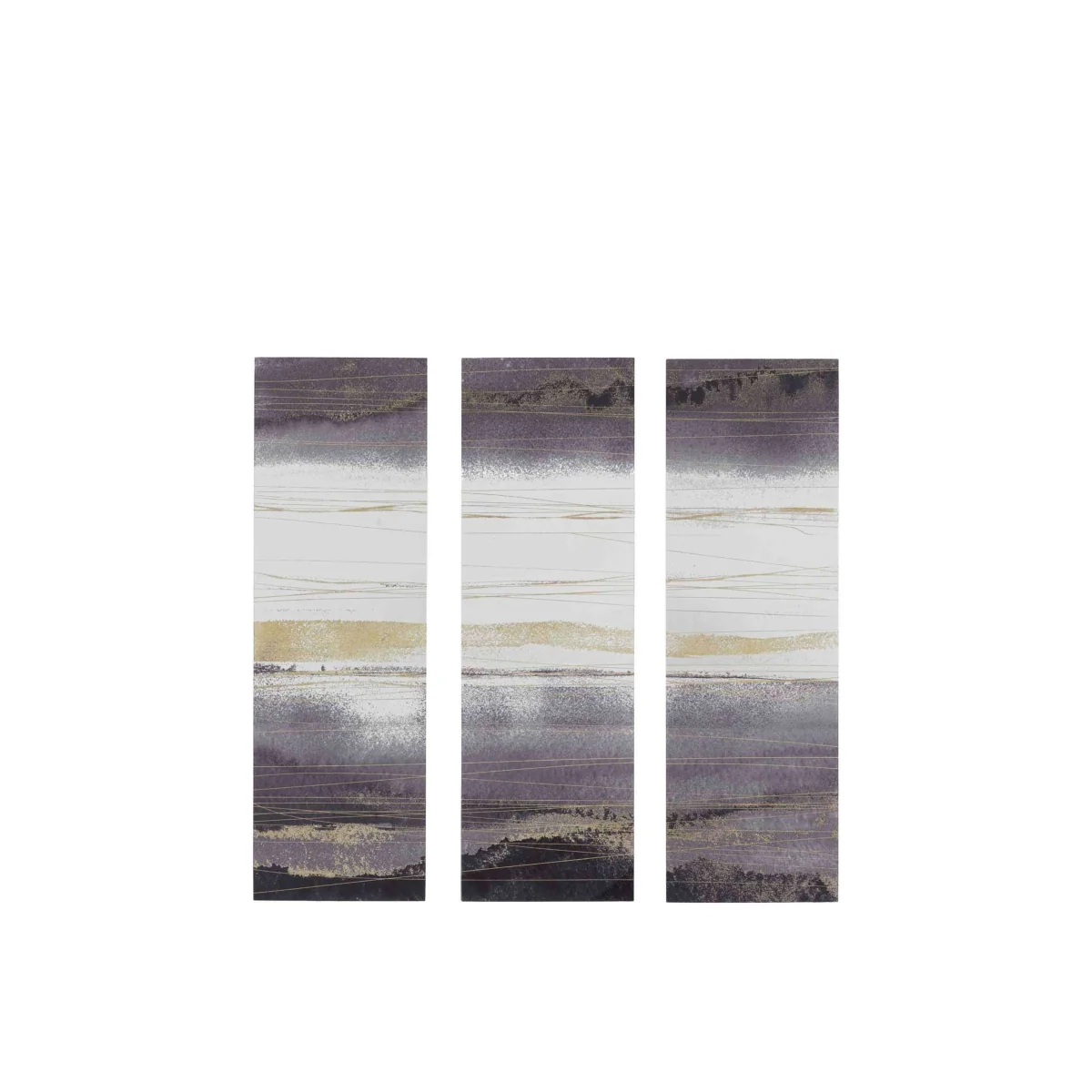 Gallery Direct Set of 3 Noir Sands Triptych Canvases Light Purple – image 2