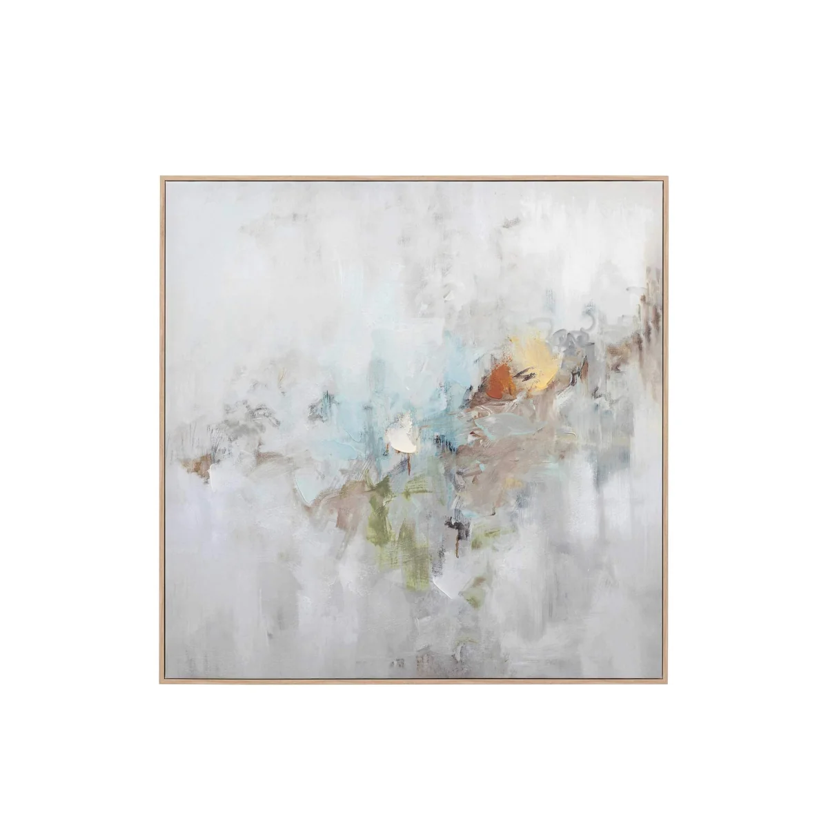 Gallery Direct New Day Framed Canvas Pale Blue – image 2