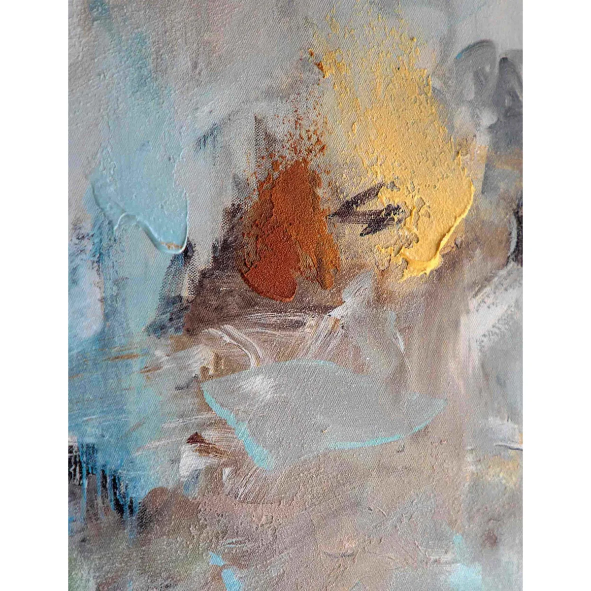 Gallery Direct New Day Framed Canvas Pale Blue – image 7