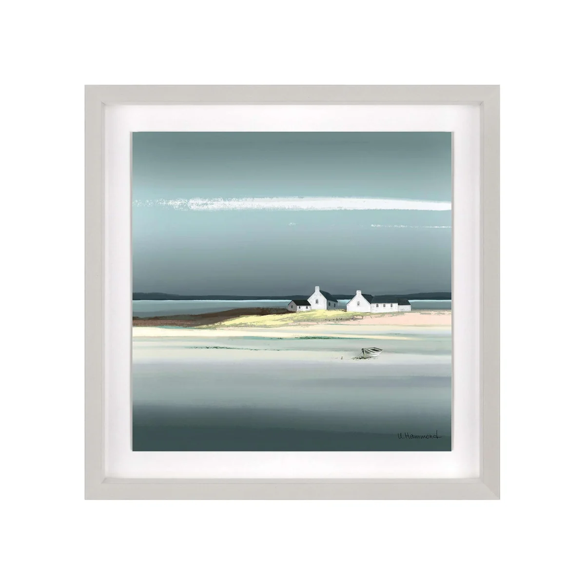 Gallery Direct Sapphire Framed Art Duck Egg – image 2