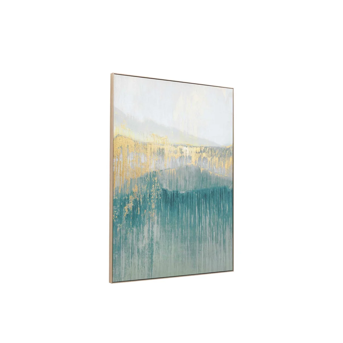 Gallery Direct Early Morning Horizon Framed Canvas Teal – image 4