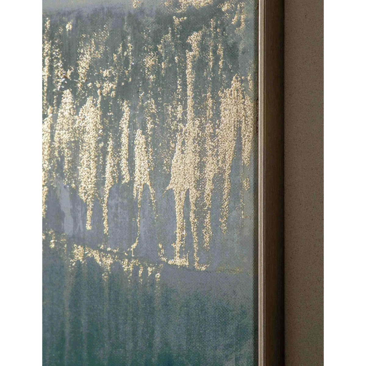 Gallery Direct Early Morning Horizon Framed Canvas Teal – image 6