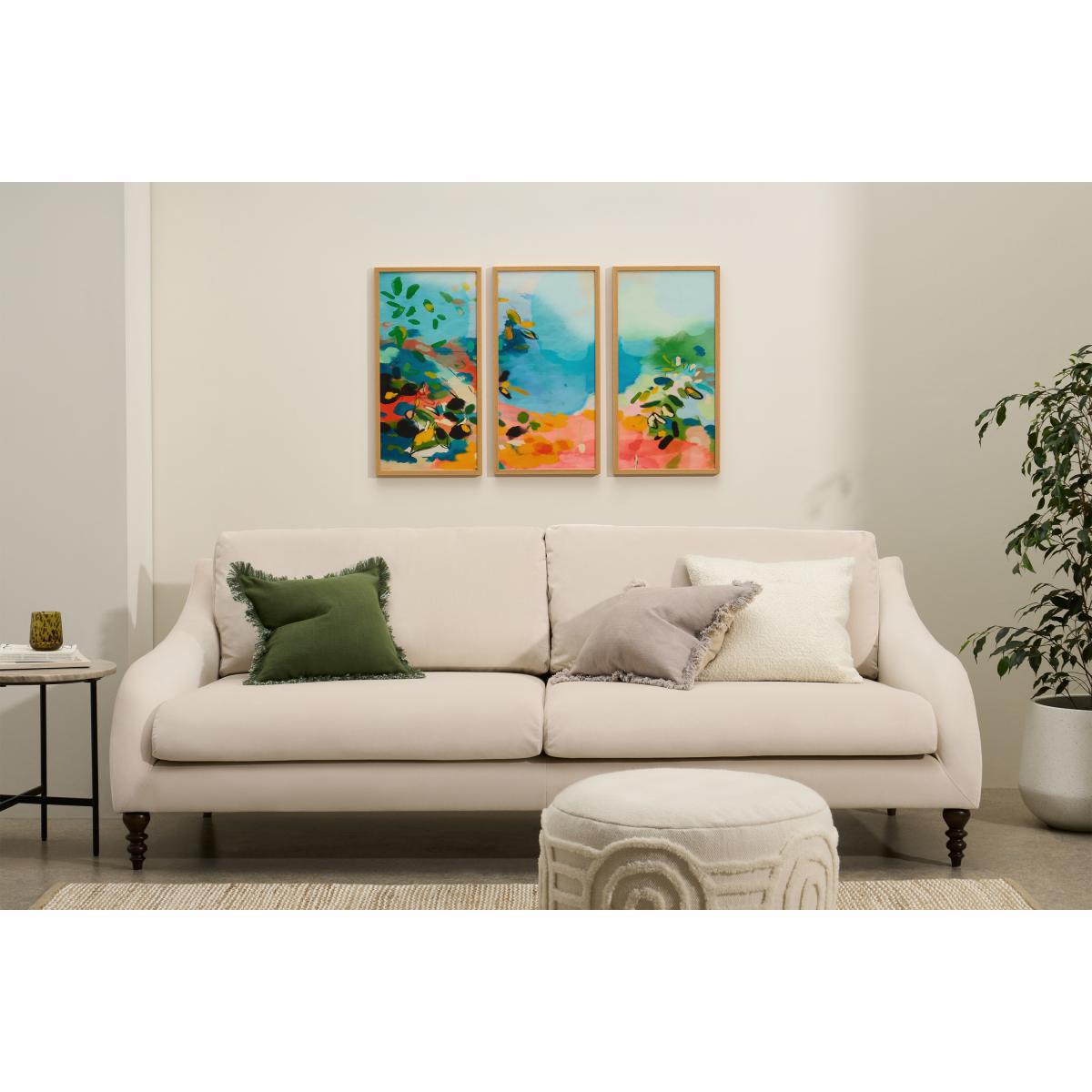 Ana Rut Bre, 'Garden with Sea View' Set of 3 Framed Prints, 30 x 60cm – image 3