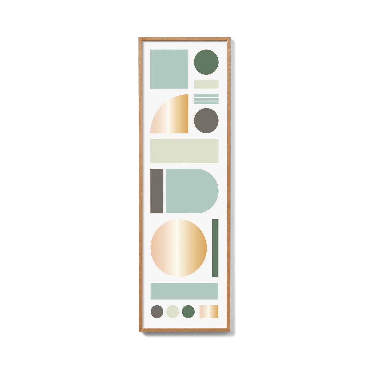 Tom Pigeon, 'Banner' Metallic Ink Framed Print, 30 x 100cm – image 2
