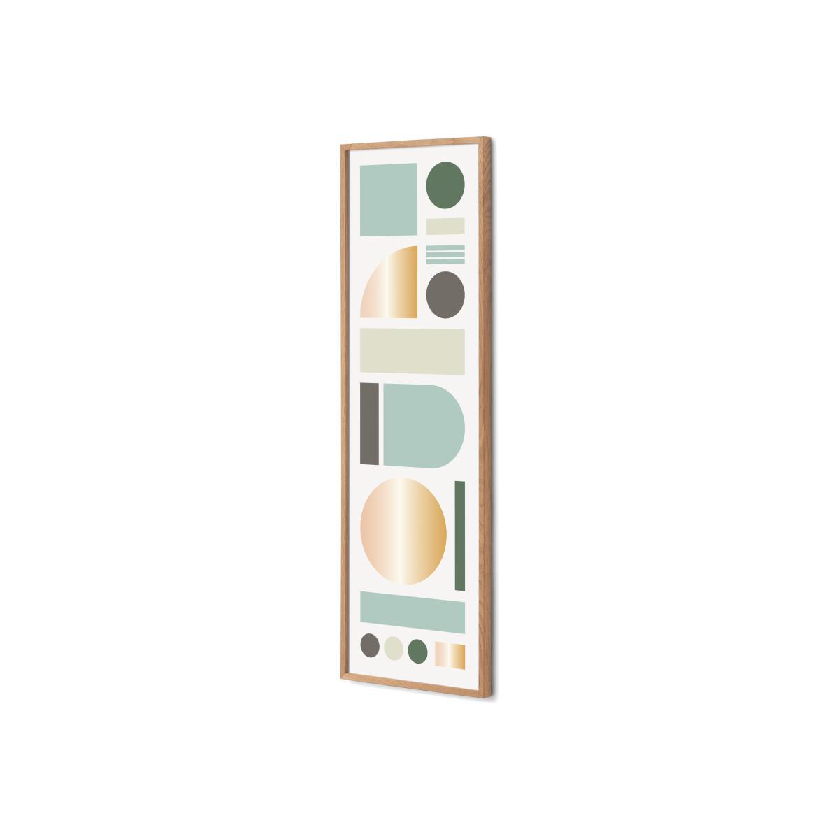 Tom Pigeon, 'Banner' Metallic Ink Framed Print, 30 x 100cm – image 1