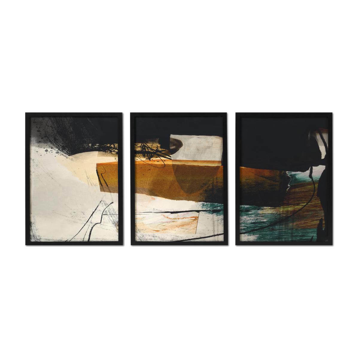 Dan Hobday, 'Warm' Set of 3 Framed Prints, A2 – image 1