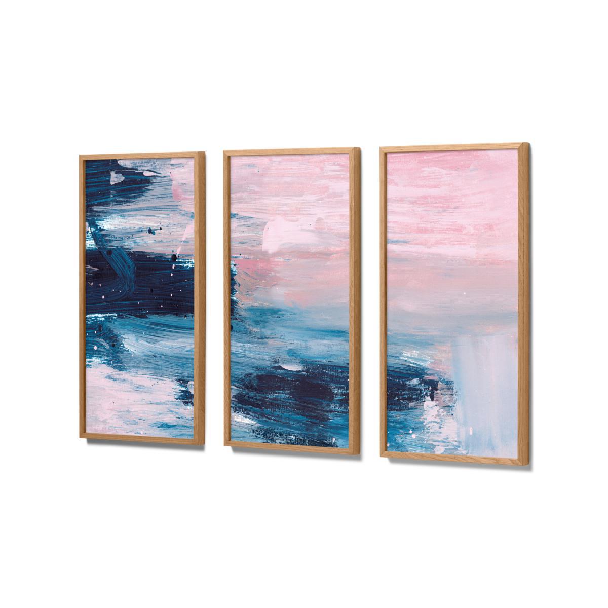Dan Hobday, 'Textured Brush Strokes' Set of 3 Framed Prints, 30 x 60cm – image 3
