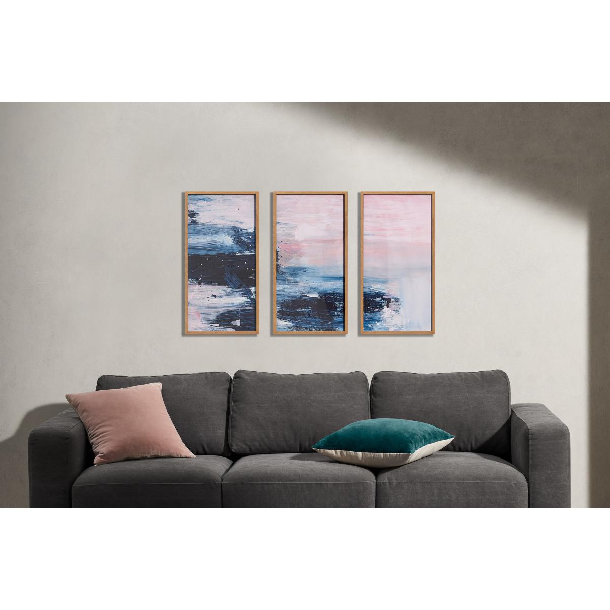Dan Hobday, 'Textured Brush Strokes' Set of 3 Framed Prints, 30 x 60cm – image 4