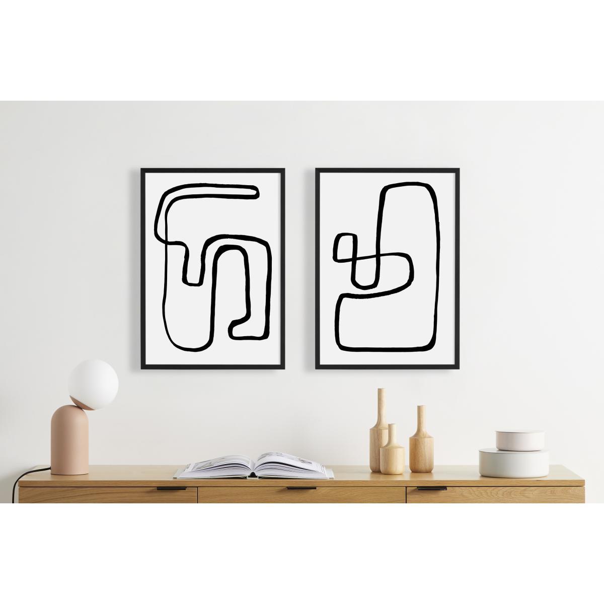 Rafael Farias, 'Arla Abstract Knots' Set of 2 Framed Prints, A2 – image 3