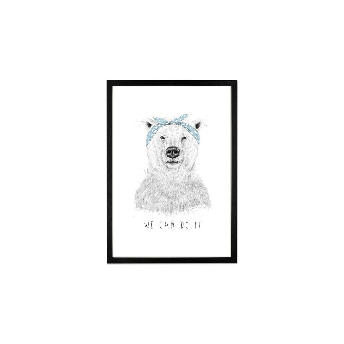 We Can Do It by Balazs Solti, 40 x 50cm Wall Art Print – image 2