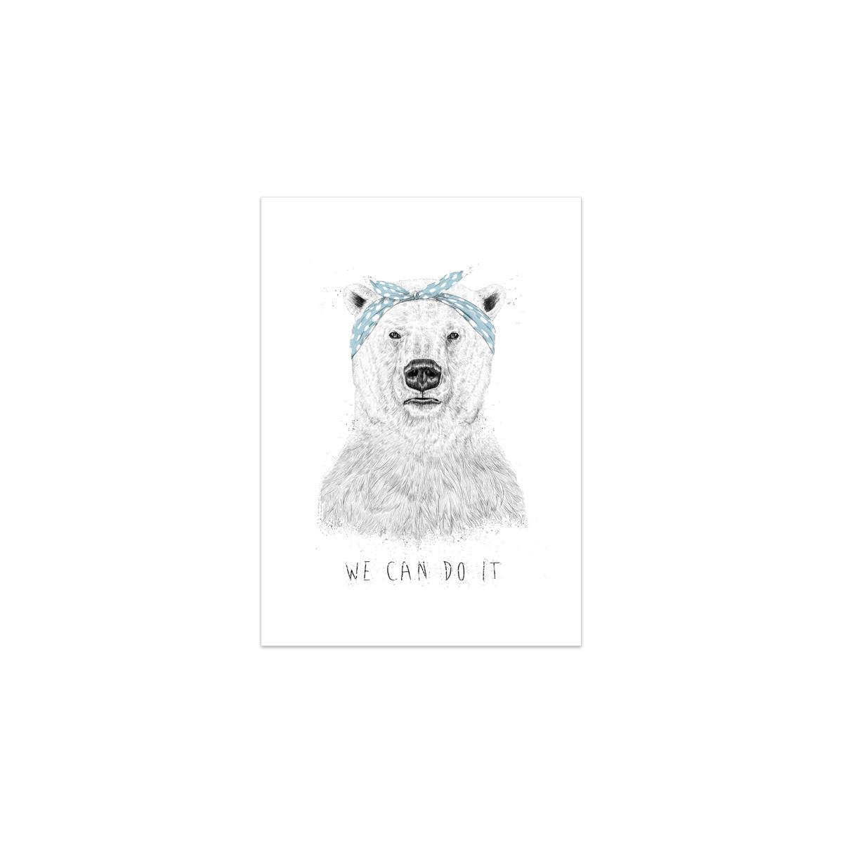 We Can Do It by Balazs Solti, 40 x 50cm Wall Art Print – image 3