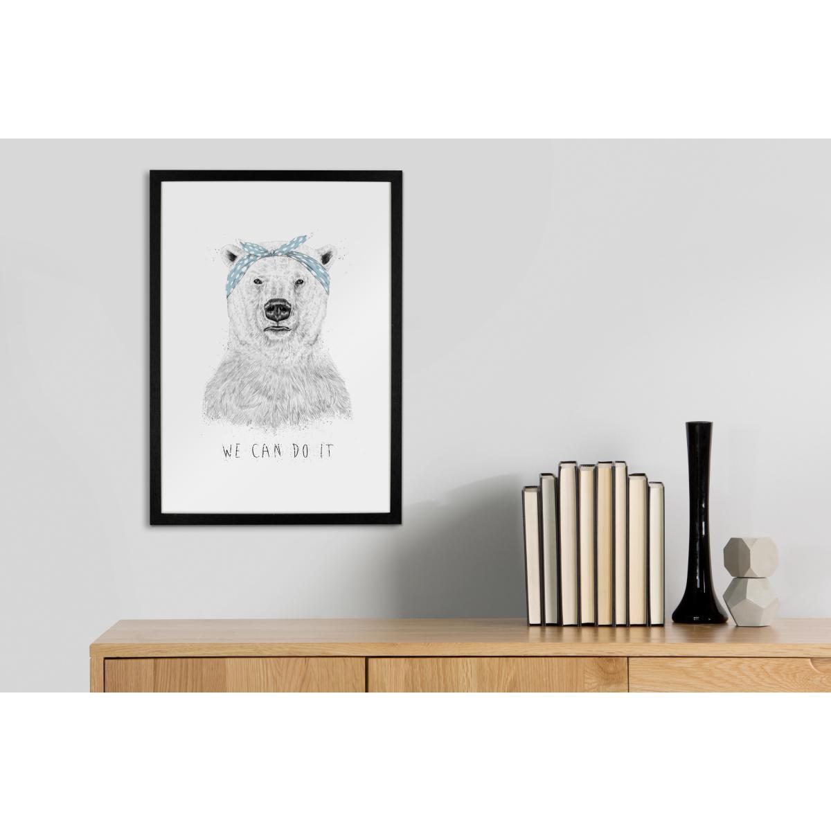 We Can Do It by Balazs Solti, 40 x 50cm Wall Art Print – image 4