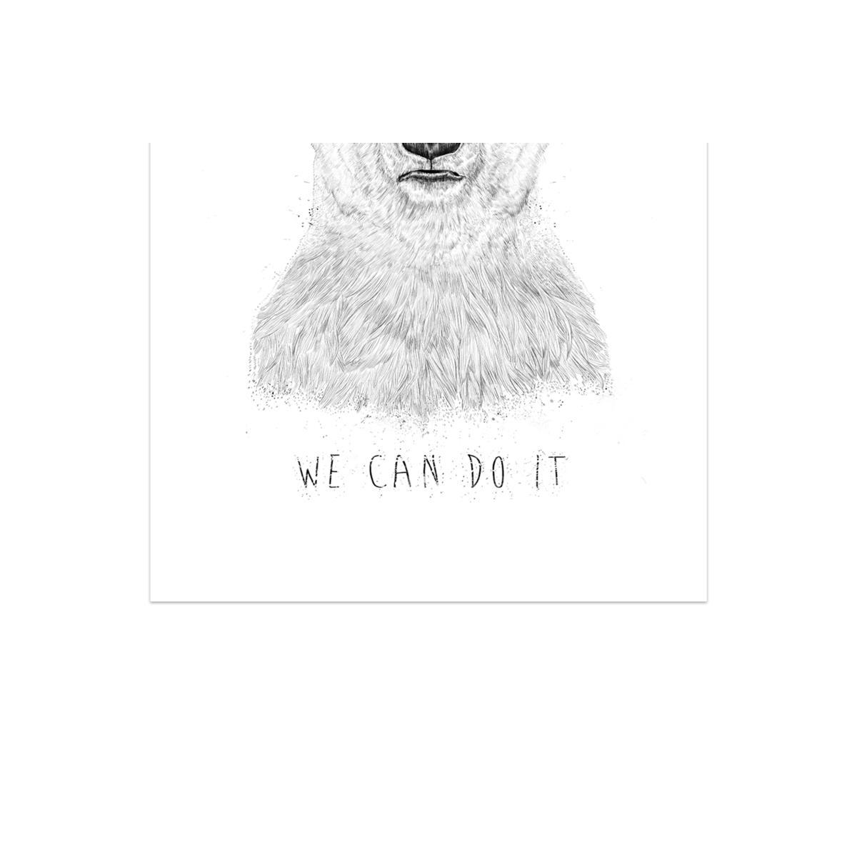 We Can Do It by Balazs Solti, 40 x 50cm Wall Art Print – image 7