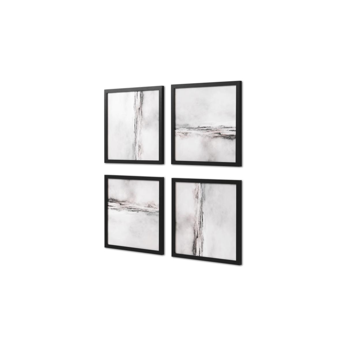 Dan Hobday, 'Soft Abstract' Set of 4 Framed Prints, 40 x 40cm – image 4