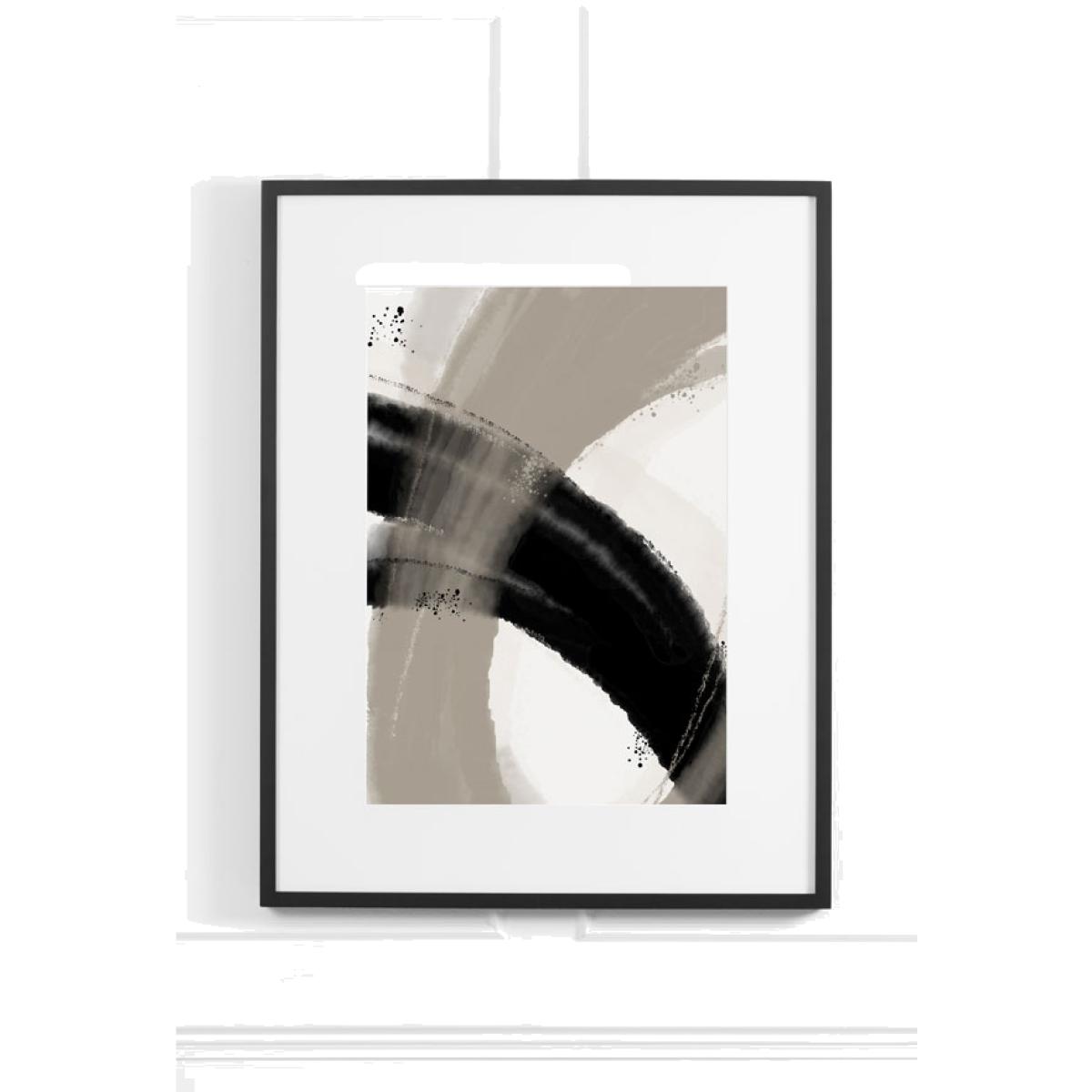 Shaken Espresso No.3 Wall Art – Black Frame - KO10-41 – image 1