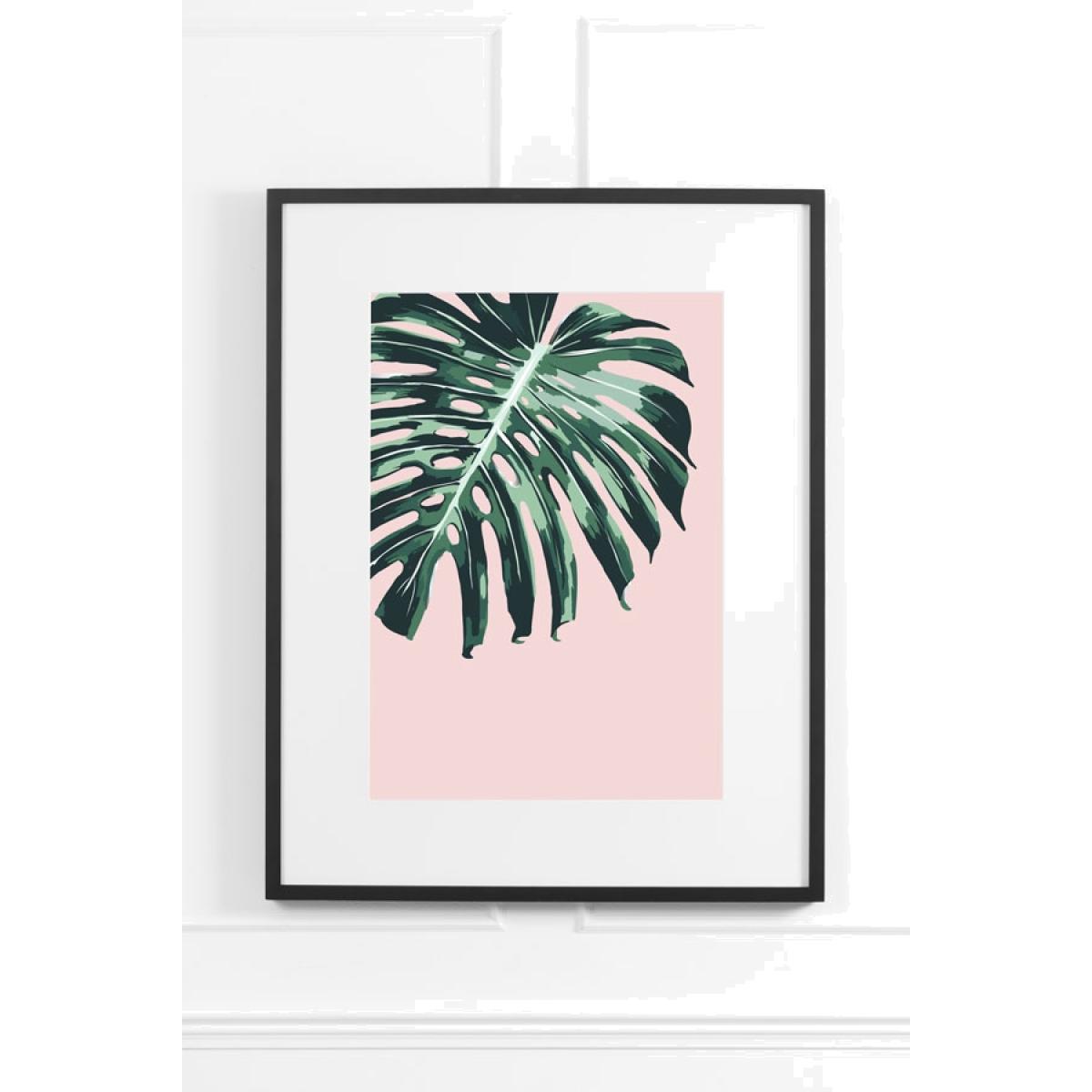 Tropical Blush No.2 - Black Frame – image 1