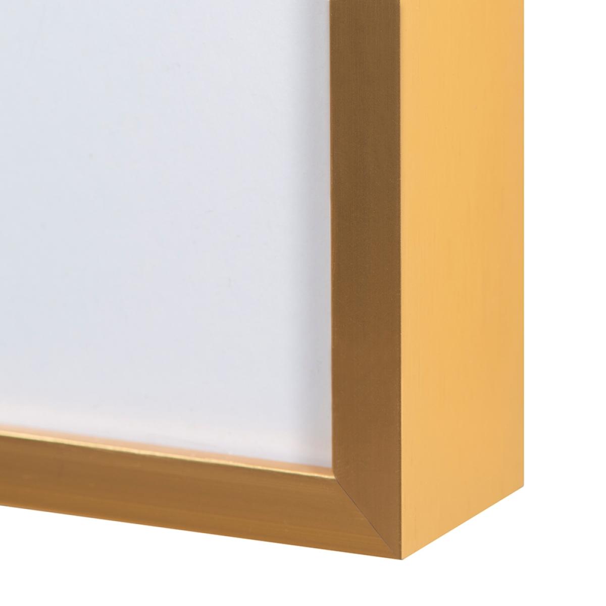 Lunar Rock No.3 Wall Art - Brass Frame – image 3
