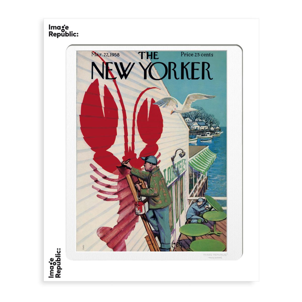 The New Yorker  / Lobster, Arthur Getz Poster - / 40 x 50cm by Image Republic Multicoloured – image 2