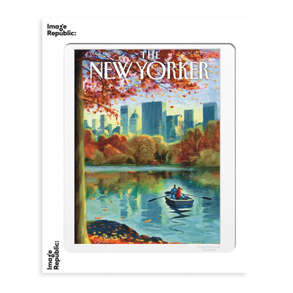 The New Yorker / Row Boat, Eric Drooker Poster - / 40 x 50cm by Image Republic Multicoloured – image 2