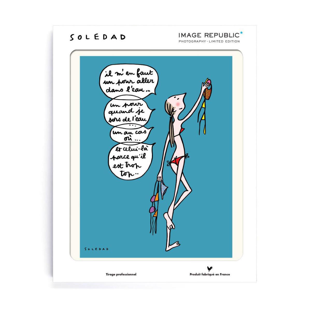 Soledad - Maillot Poster - 30 x 40 cm by Image Republic Multicoloured – image 2