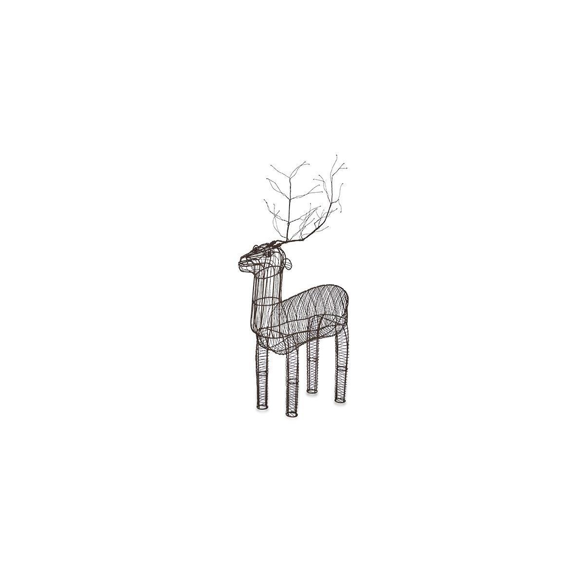 Nkuku Bassam Standing Reindeer | Decorative Accessories | Black | Large 135 x 80 x 25 cm – image 4