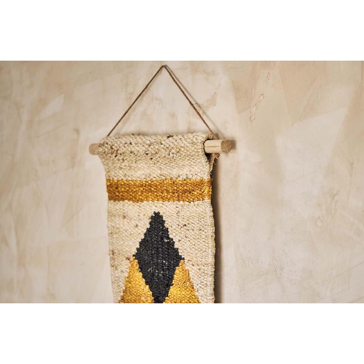 Nkuku Hombi Hemp Wall Hanging Triangle | Decorative Accessories | Multicolour | 78 x 46 x 2 cm – image 3