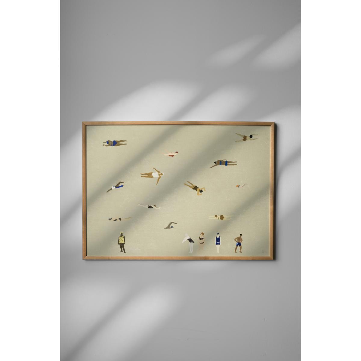 Fine Little Day Swimmers poster Beige 50x70 cm – image 2
