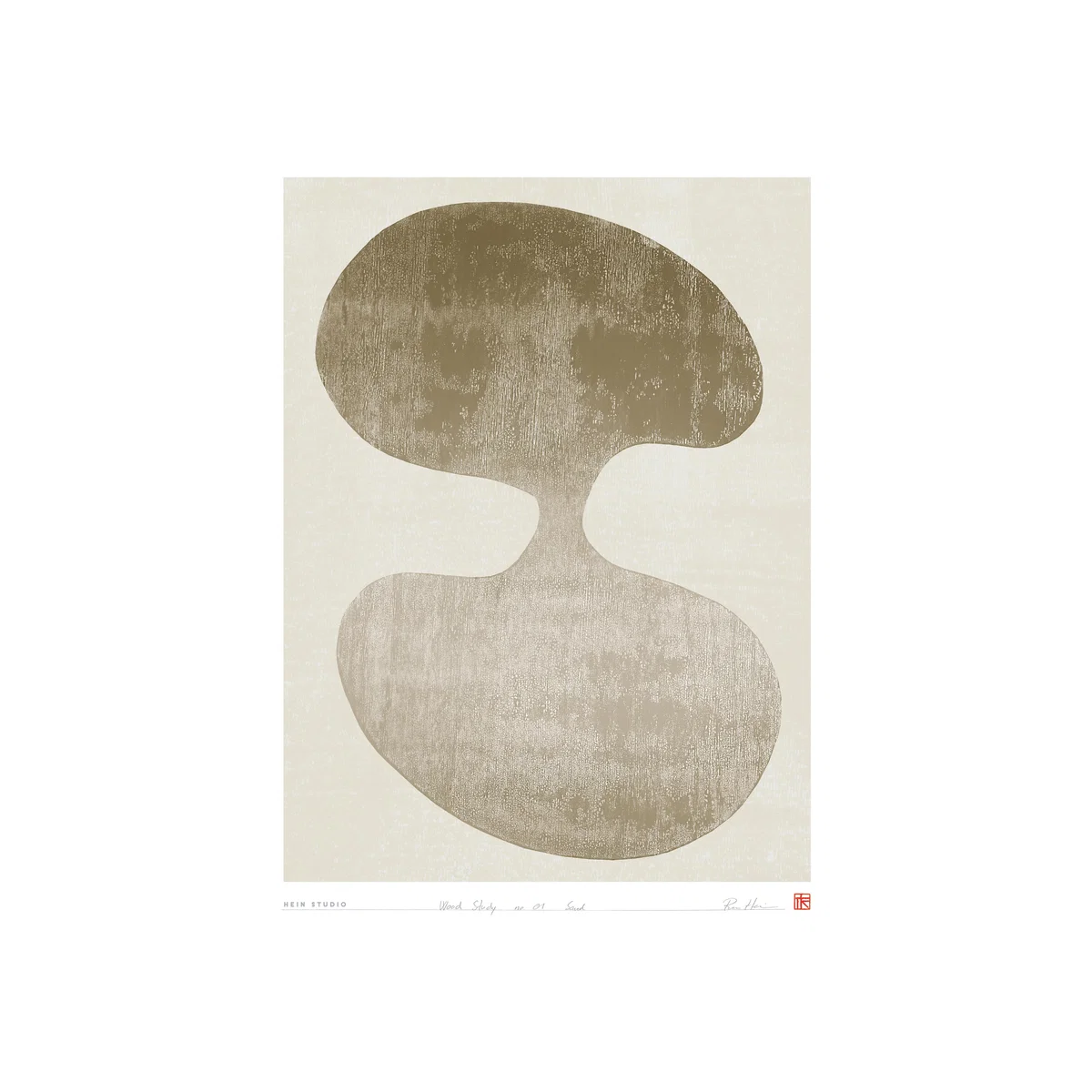 Hein Studio Wood Study poster 40x50 cm No. 01 – image 1