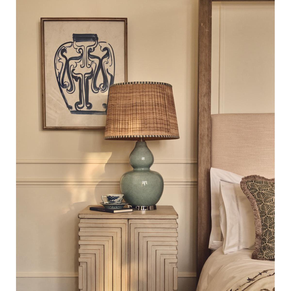 OKA, Set of Four Kraak Vase Framed Prints - Indigo/White, Wall Art, Firwood/Glass/Paper – image 2