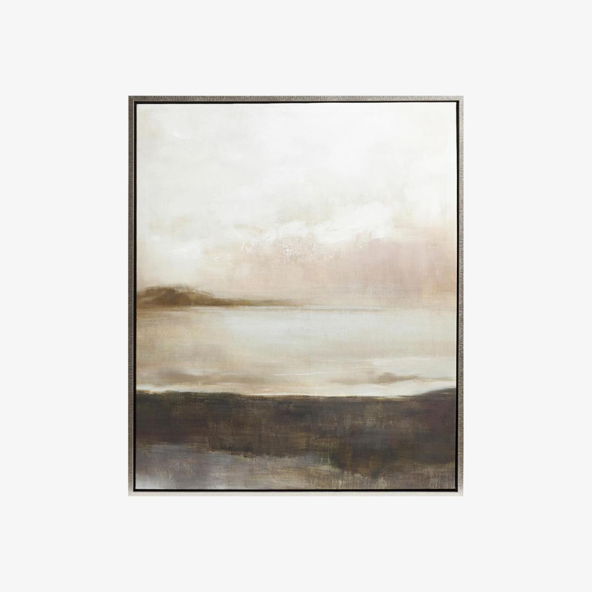 Moonbroch Oil Painting - Grey Blue/Onyx