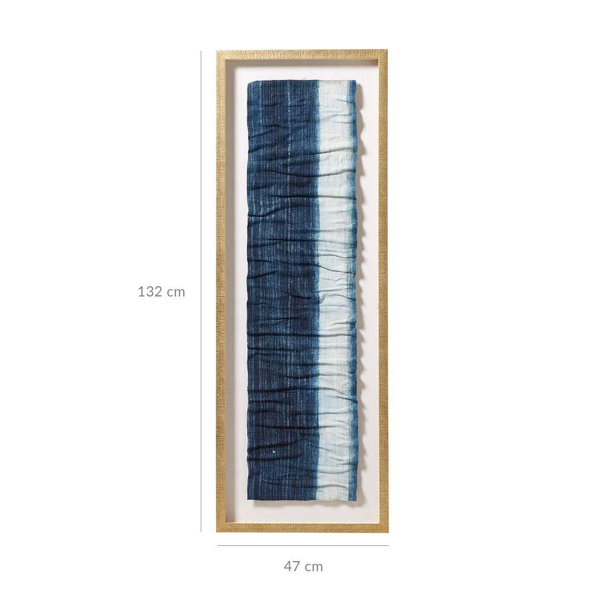 Indigofera Framed Textile - Indigo – image 2