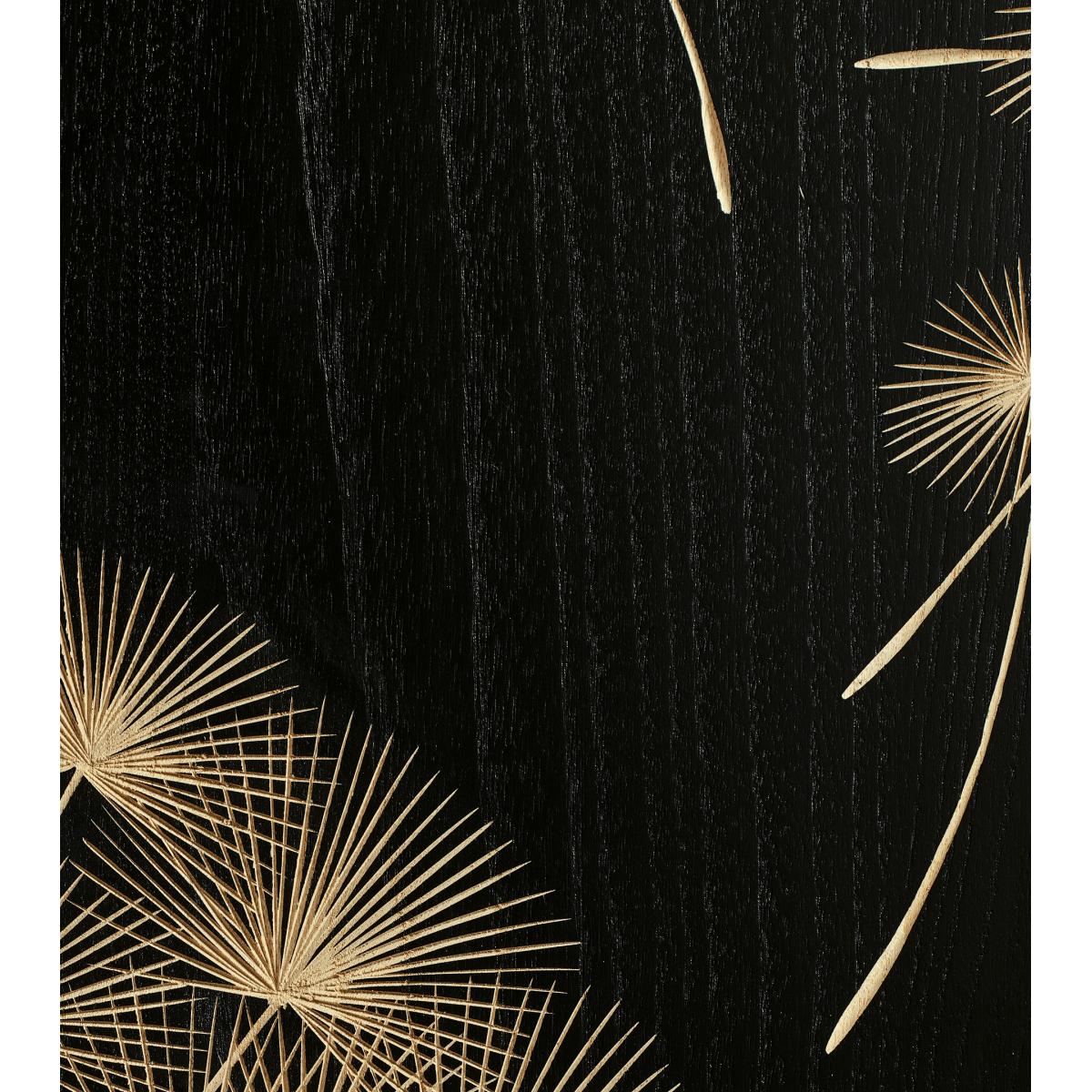 OKA, Espoir Wall Art Panels, Set of Three - Black/Natural, Wall Art, Wood – image 2