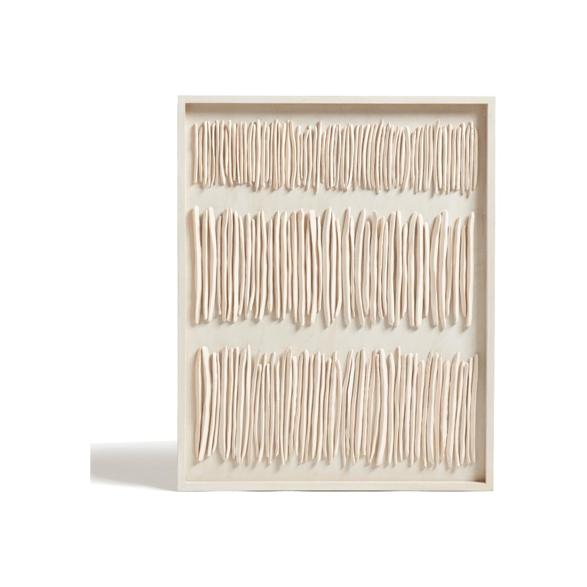 OKA, Albion Clay Wall Art - Ivory, Wall Art, Birch/Ceramic – image 1
