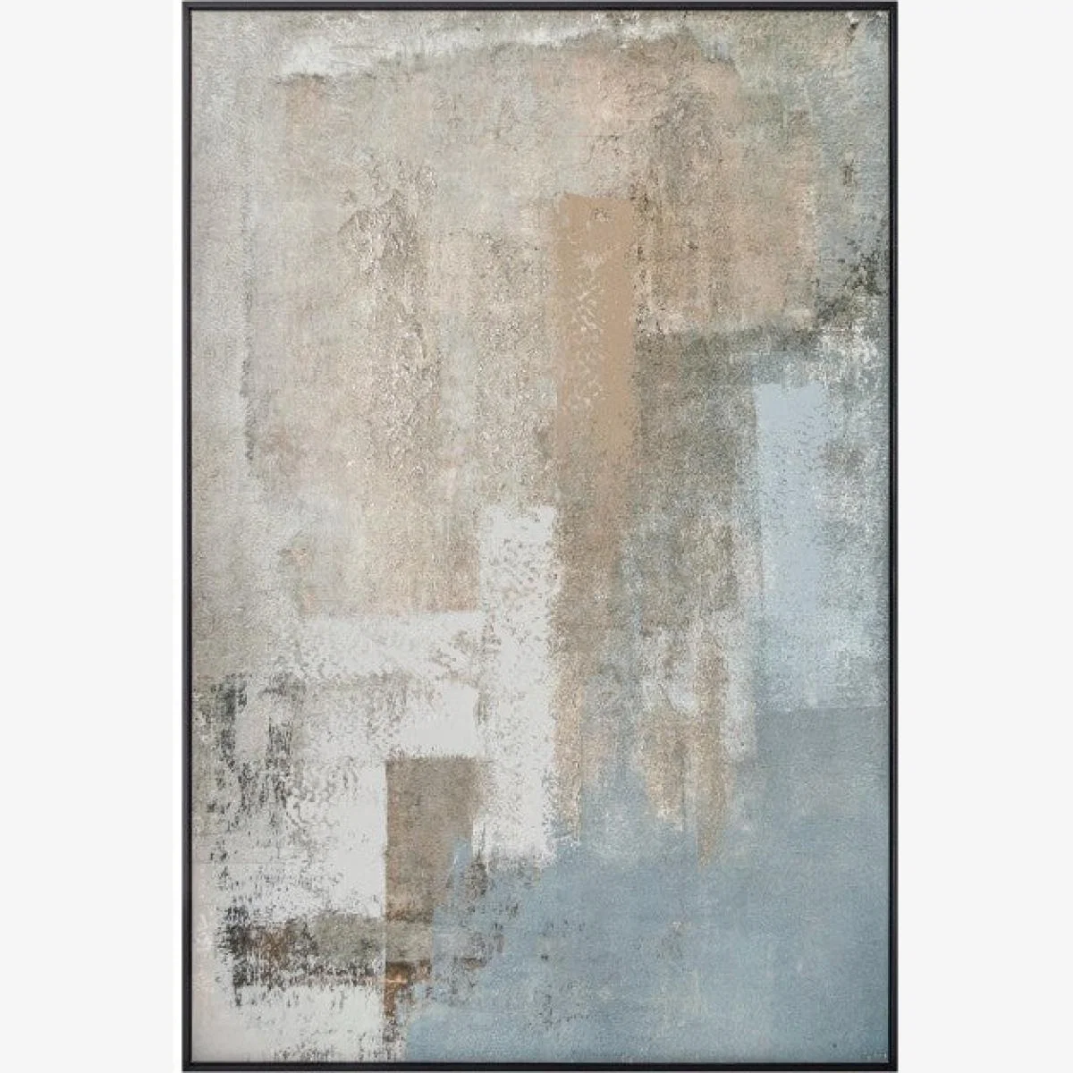Gallery Interiors Shavala Gold Foil Framed Canvas Wall Art