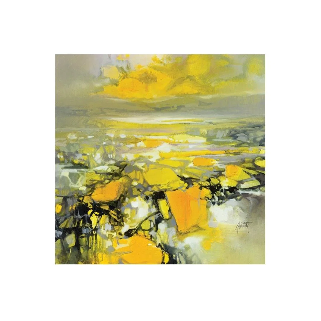 Scott Naismith Yellow Matter 2 Canvas - 85 x 85 – image 1