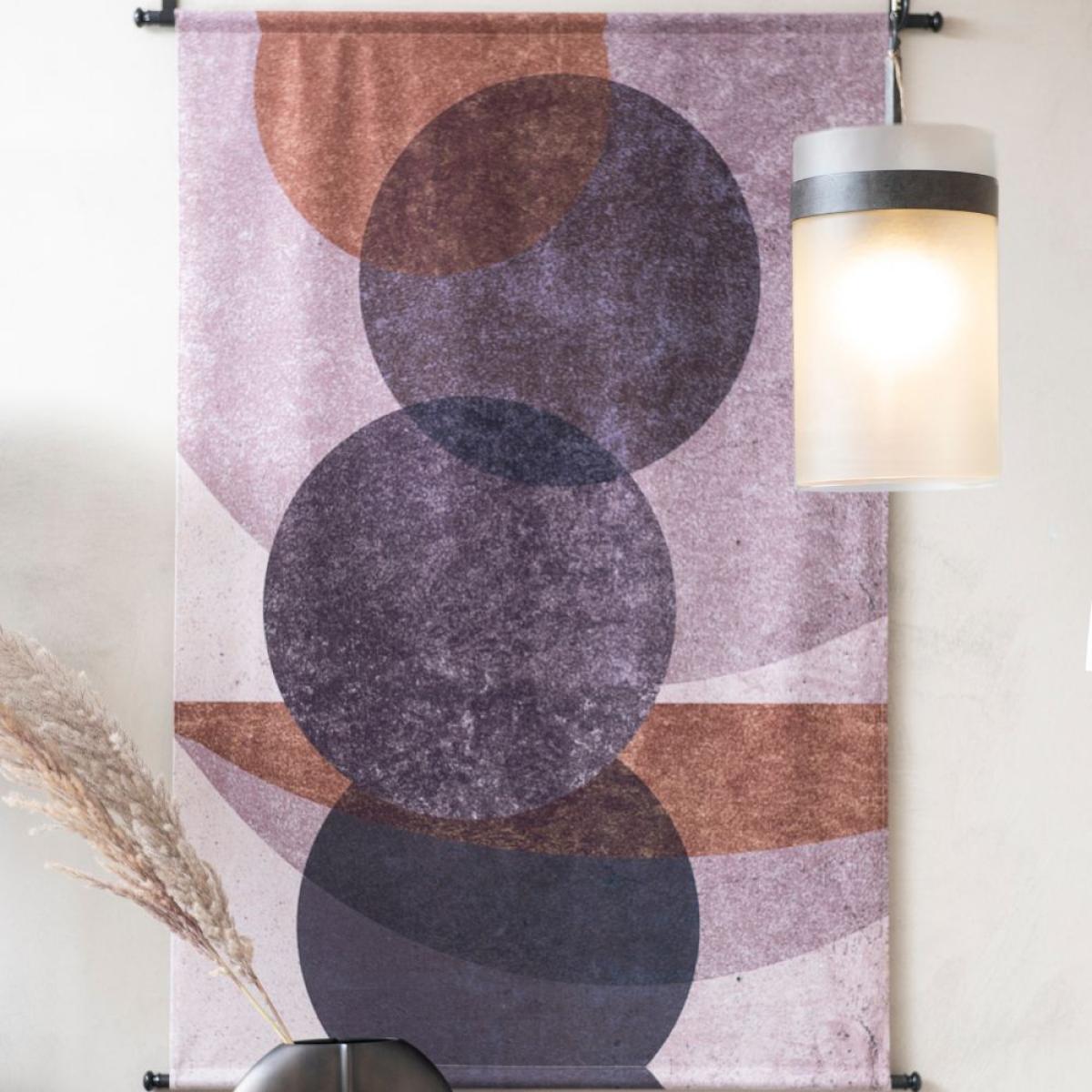 Libra Calm Neutral Collection - Elemental Circles Velvet Wall Hanging – image 4