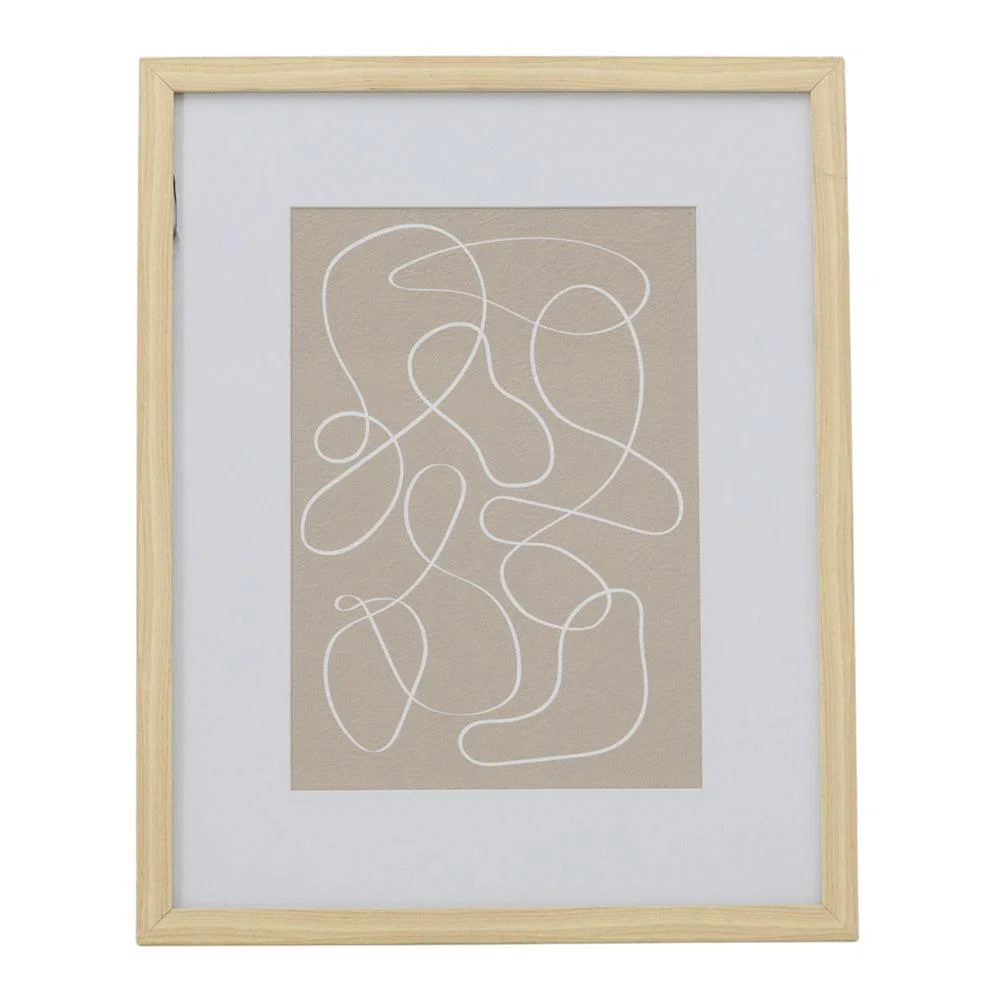 Gallery Interiors Edison Trail Line Drawing Framed Wall Art Multicoloured – image 2