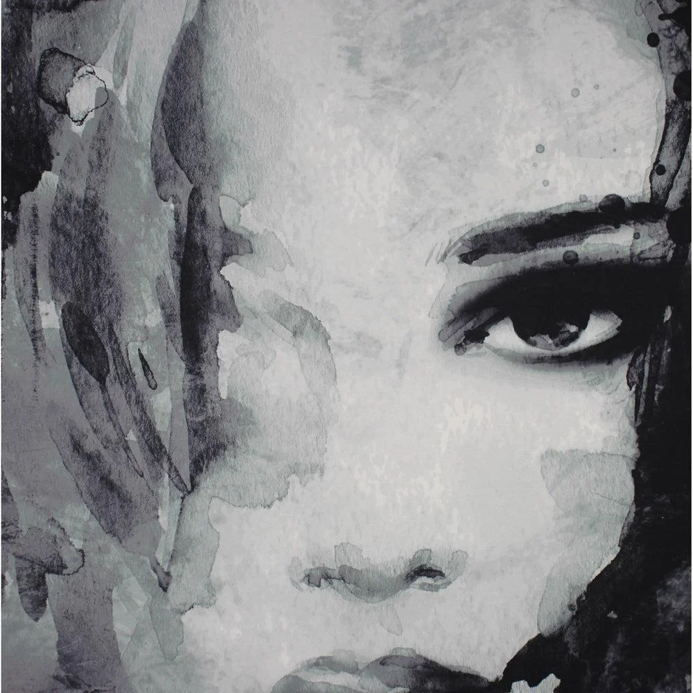Libra Midnight Mayfair Collection - Velvet Watercolour Portrait Wall Hanging – image 3