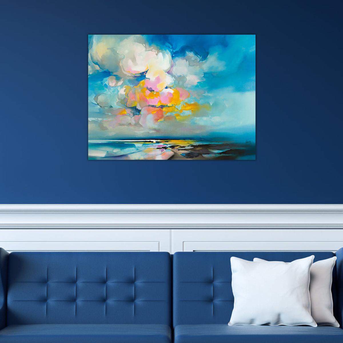 Scott Naismith Jura Blue Canvas / 60x80 – image 2