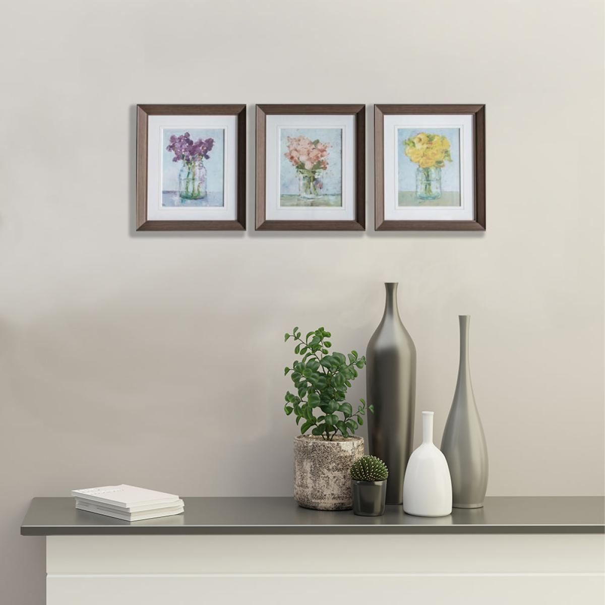 Gallery Direct Floral Bouquet Framed Art Set Of 3 – image 2