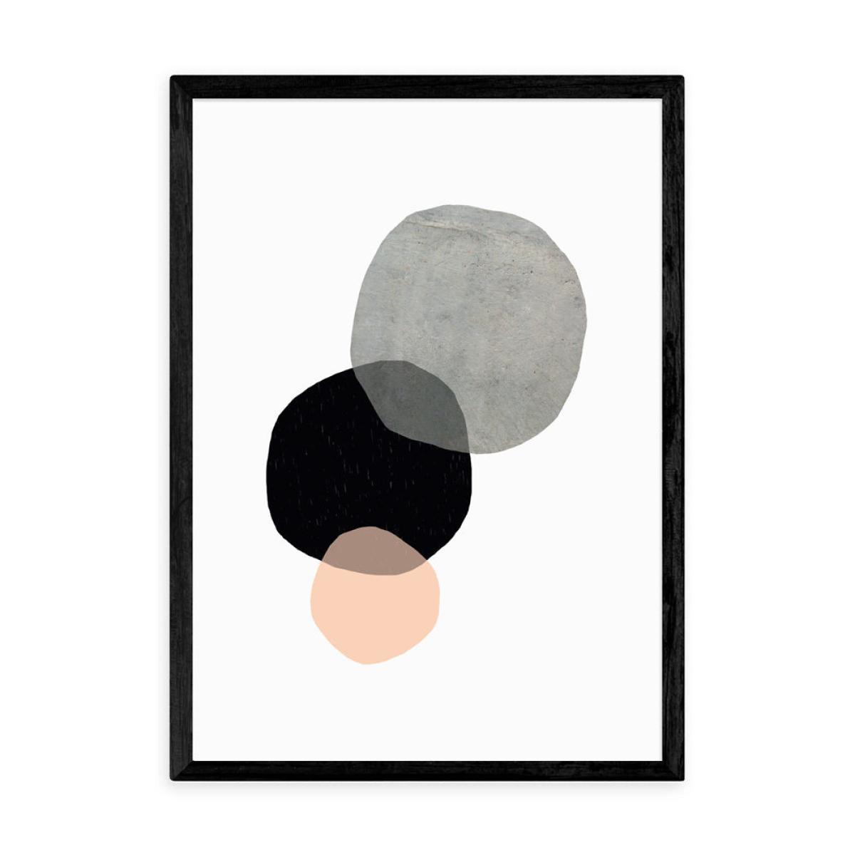 Circles by Seventy Tree - A3 Black Framed Art Print – image 2