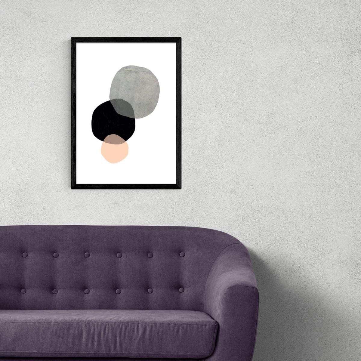 Circles by Seventy Tree - A3 Black Framed Art Print – image 1