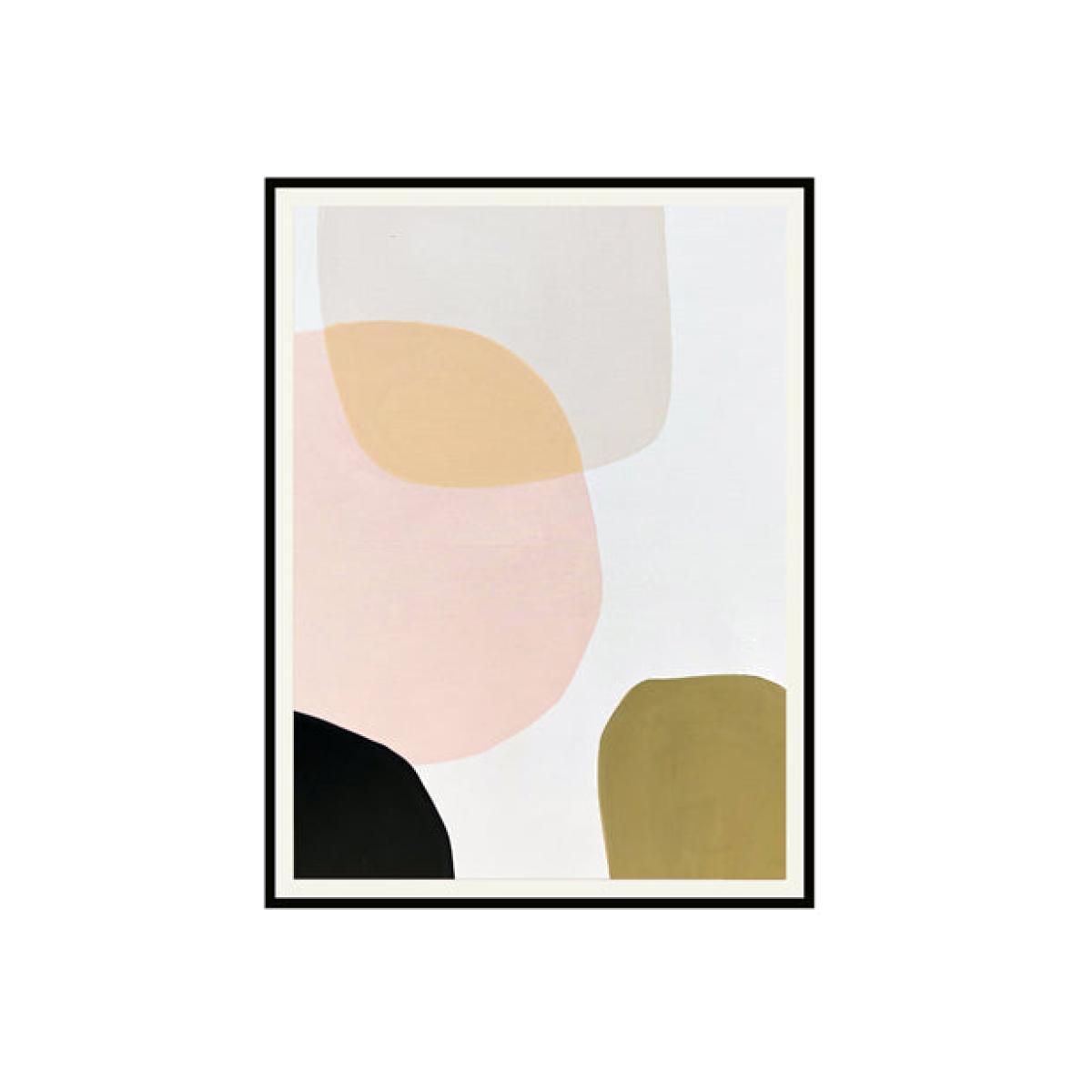 Liang & Eimil Pastel Composition I Oil on Canvas Painting – image 1