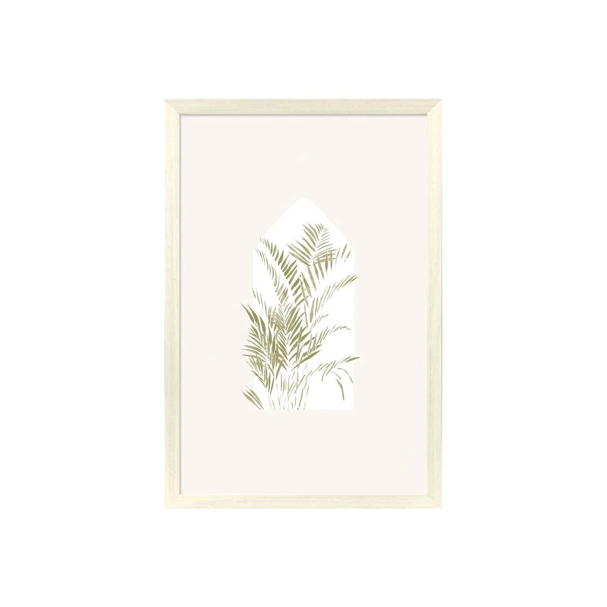 Olivia's 'Tropical Window I' - Framed & Glazed Print - 42xFrcm