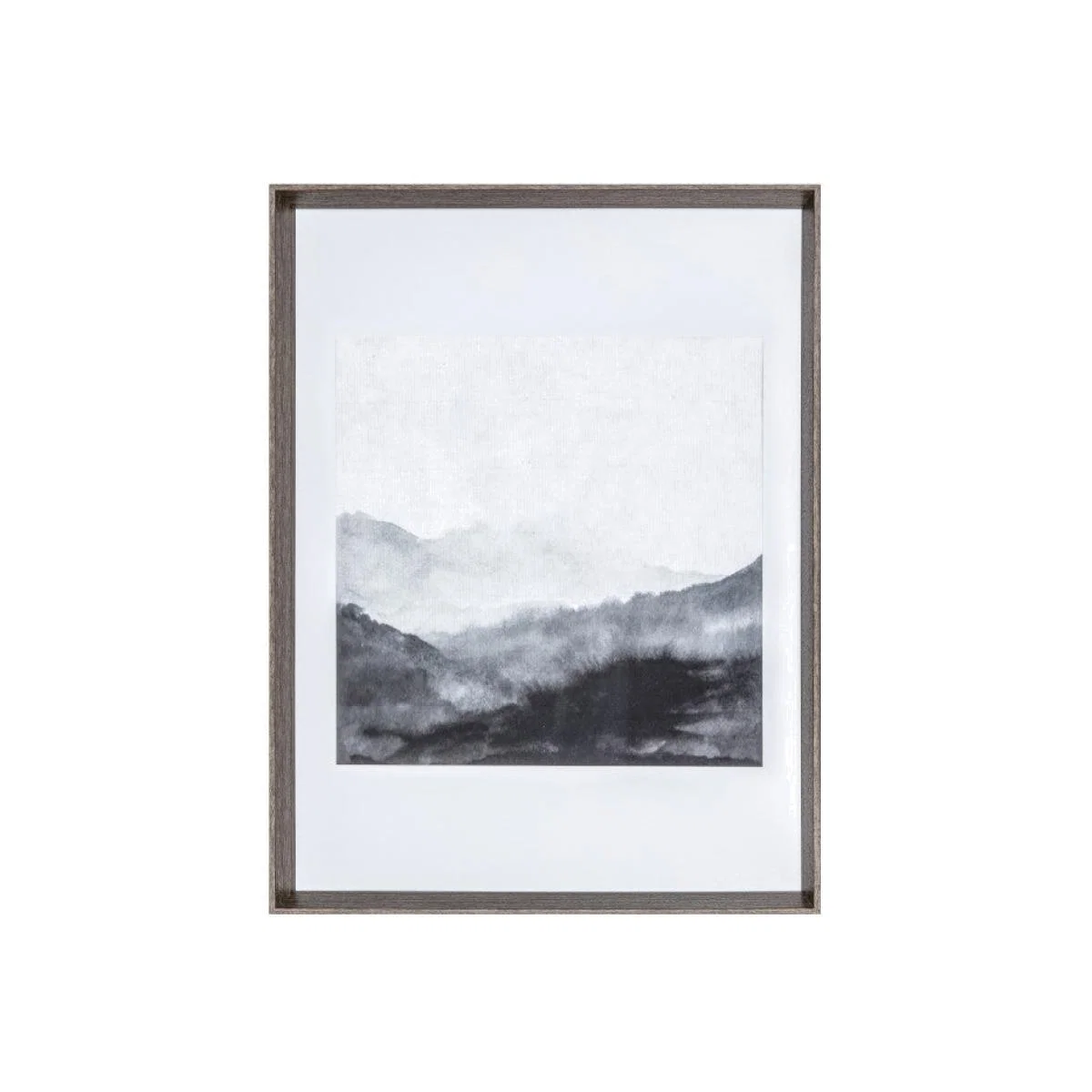 Gallery Direct Dark Valley Abstract Print Framed Wall Art