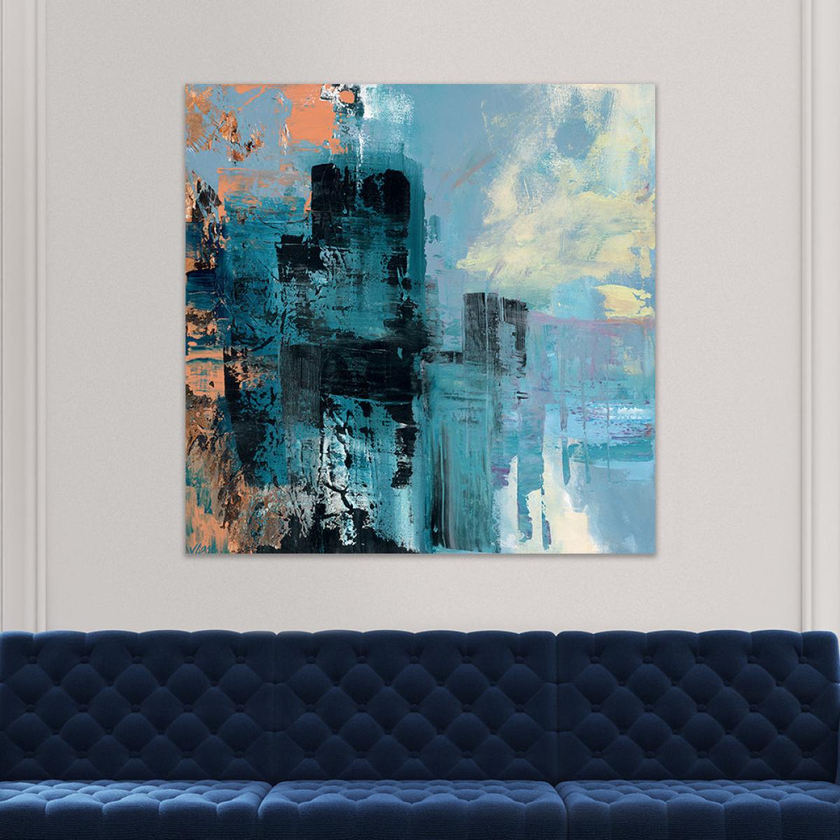 The Art Group Joanne Last (Misty City) Canvas Print / Small – image 3