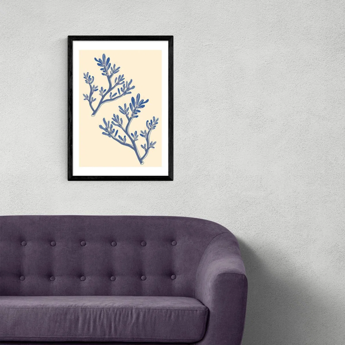 Seaweed Study by Sifa Mustafa - A3 Black Framed Art Print – image 2