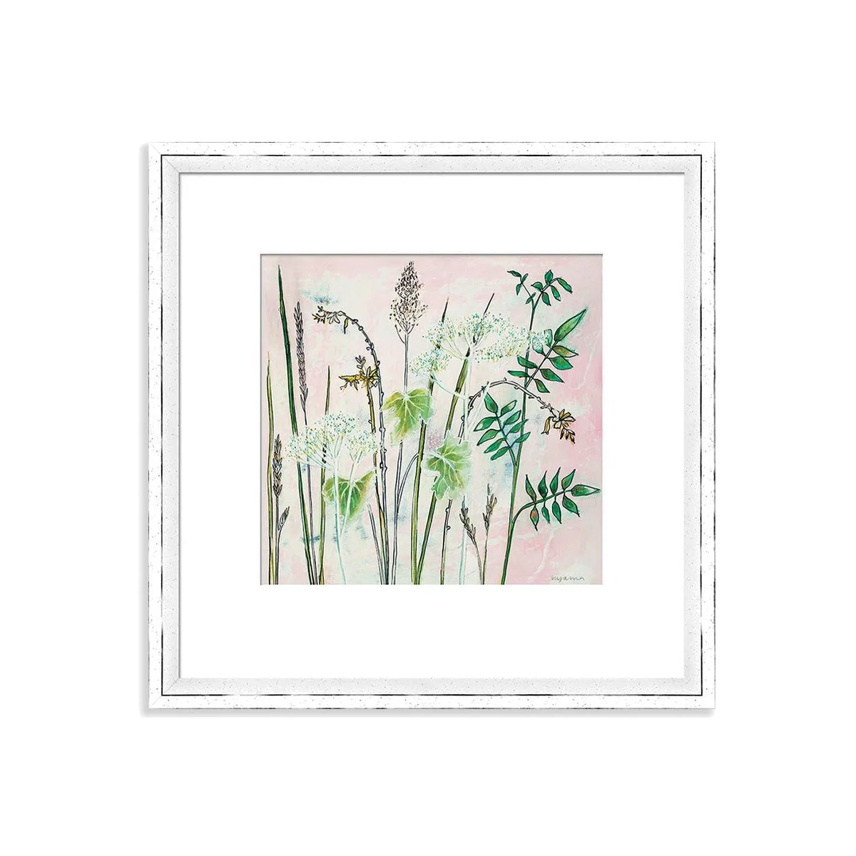 The Art Group Shyama Ruffell Natural Flora Framed Art - 40x40cm – image 1
