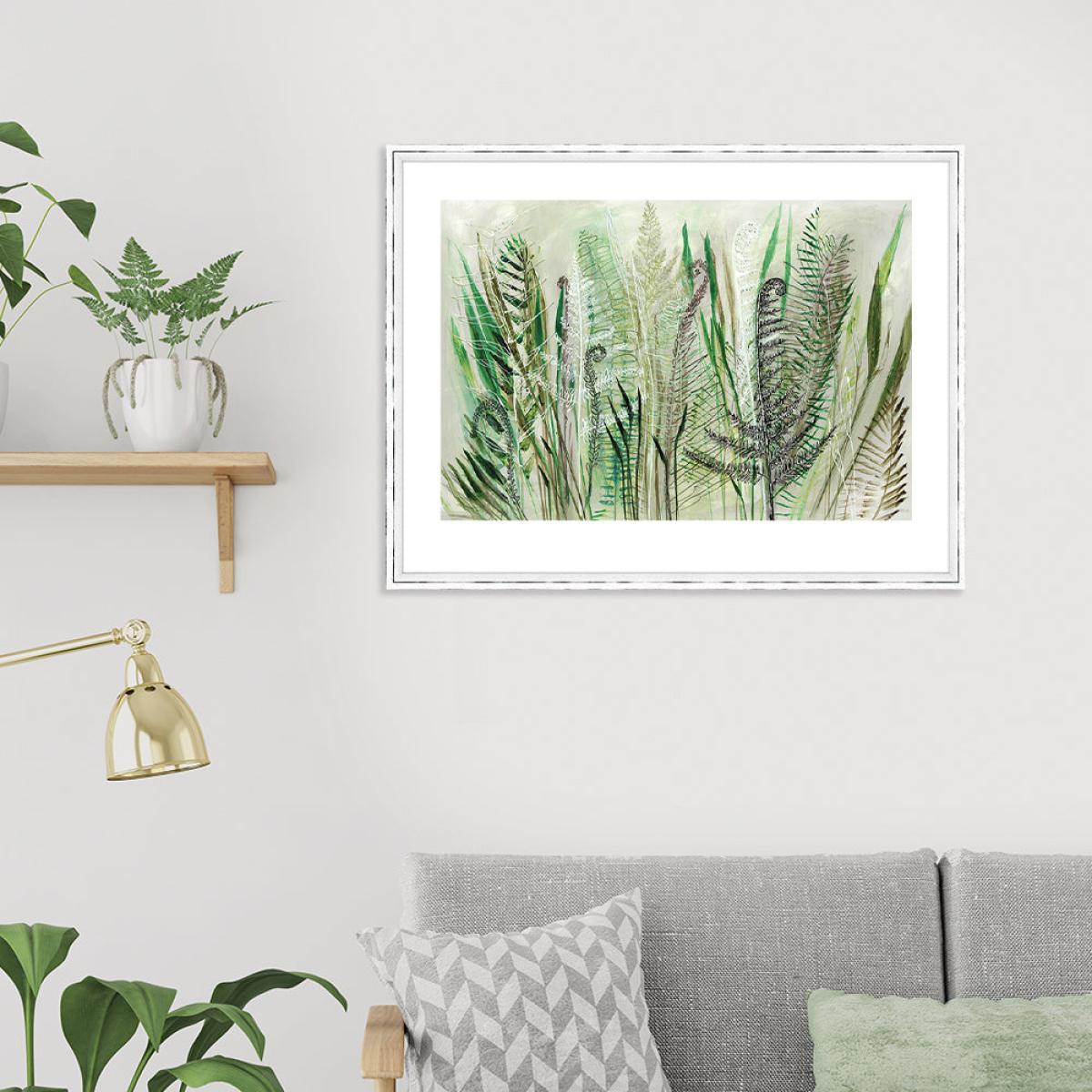 The Art Group Shyama Ruffell Ferns Ii Framed Art - 60x80cm – image 2